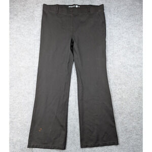 BetaBrand Wide Leg Trouser Womens 2XL Black Pull On Career Comfort Ponte Knit
